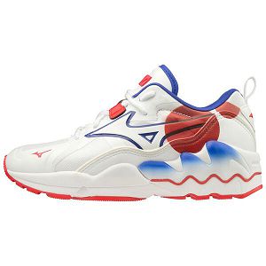 Zapatillas Mizuno Wave Rider 1 Shape Of Time Mujer Blancos/Rojos/Azules | Mexico-293651